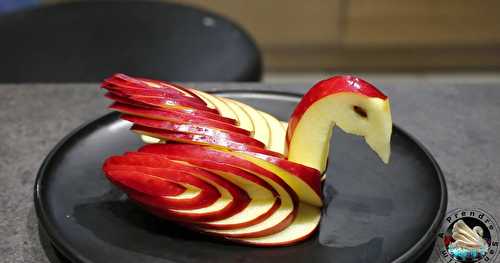 Comment faire un cygne avec une pomme