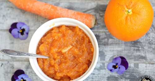 Confiture carottes oranges