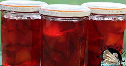 Confiture de prunes à la cannelle