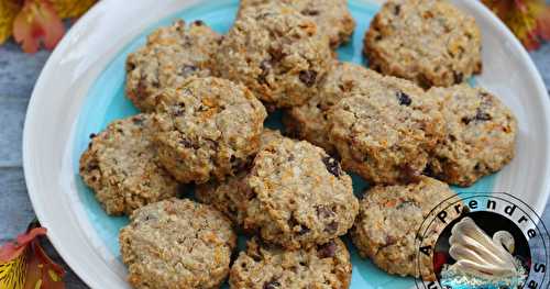 Cookies carottes et flocons d'avoine