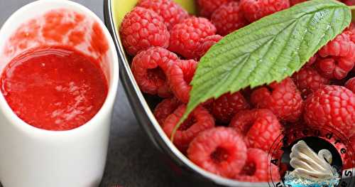 Coulis de framboises