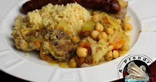 Couscous aux 7 légumes (Kasksou seb'khdari)