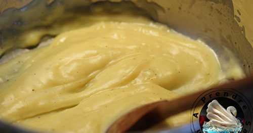 Crème pâtissière vanille maison