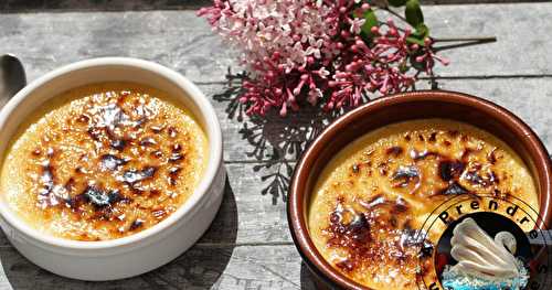 Crèmes brûlées allégées à la vanille