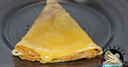 Crêpes au lemon curd fait maison