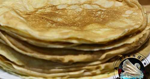 Crêpes aux amandes en poudre