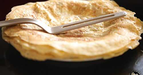 Crêpes sans gluten ni lactose amande coco