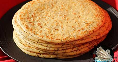 Crêpes sans gluten pavot citron