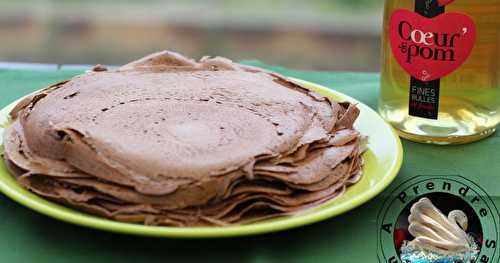 Crêpes sans gluten sarrasin cacao