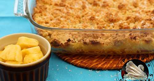 Crumble ananas noix de coco