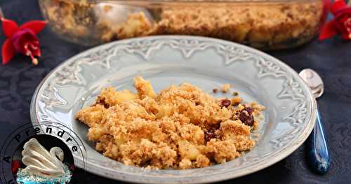 Crumble aux pommes de Gordon Ramsay