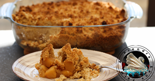 Crumble aux pommes et cannelle en vidéo