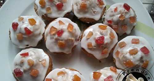 Cupcakes aux fruits confits