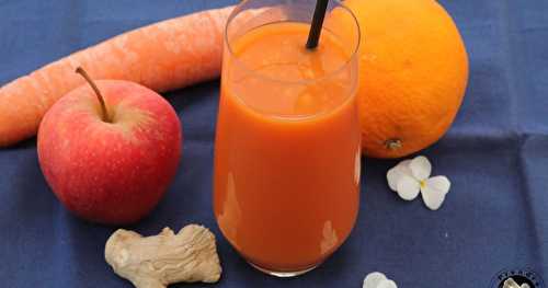 Détox carotte pomme orange