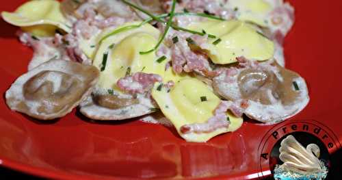Duetto champignons émincés et fromage italien sauce parmesan
