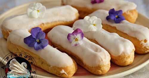 Éclair à la vanille façon Ferrandi (pas à pas en photos)