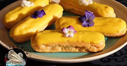 Éclair au citron craquelin croustillant de Ferrandi (pas à pas en photos)