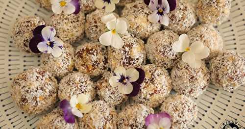 Energy balls noix de cajou coco