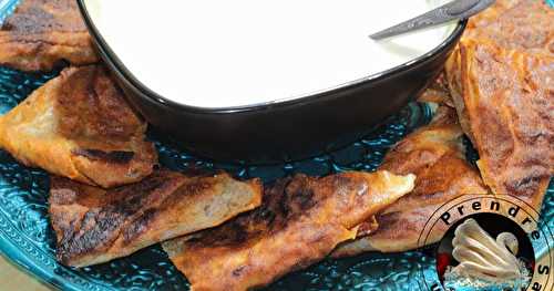 Feuilletés au parmesan et yaourt au miel