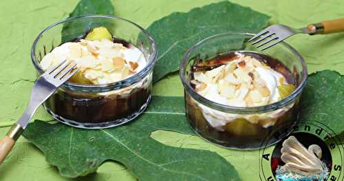 Figues au Porto et amandes