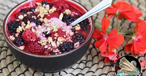 Flocons crémeux sans cuisson aux fruits rouges surgelés