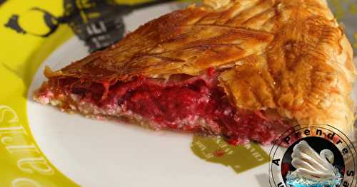 Galette des rois à la framboise