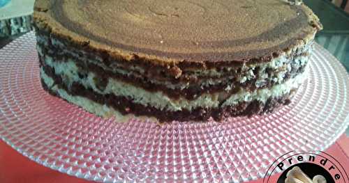 Gâteau marbré vanille, chocolat, orange (pas à pas en photos)
