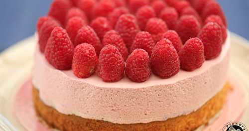 Gâteau nuage aux framboises