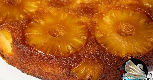 Gâteau portugais à l'ananas caramélisé