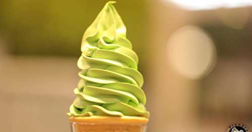 Glace au thé matcha