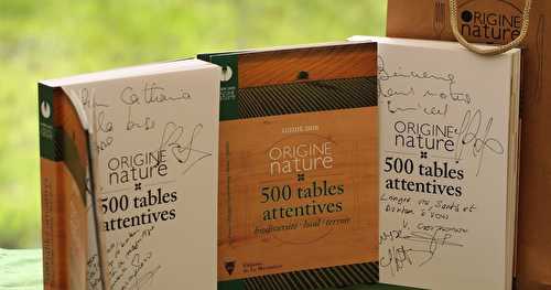 Guide 2018 Origine Nature 500 tables attentives biodiversité, local, terroir