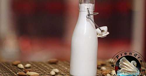 Lait d'amandes fait maison avec Magimix