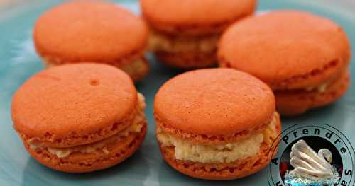 Macarons à la mangue et mascarpone