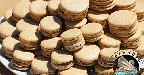 Macarons au praliné