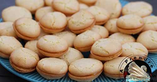 Macarons craquelés au citron