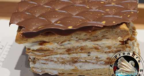 Mille-feuille vanille caramel de François Perret