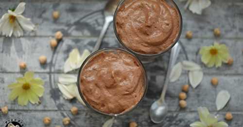 Mousse au chocolat noir vegane aquafaba au tapioca 