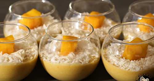 Mousse mangue coco