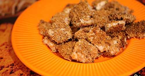 Nuggets de poulet aux graines de moutarde