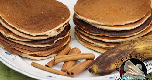 Pancakes banane cannelle