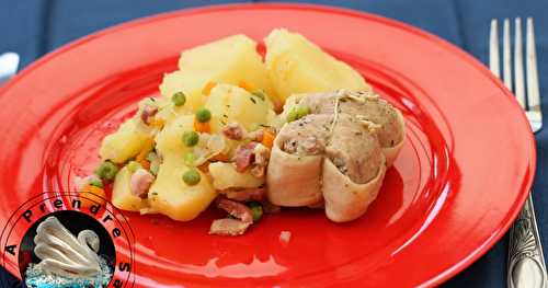 Paupiettes de veau aux légumes