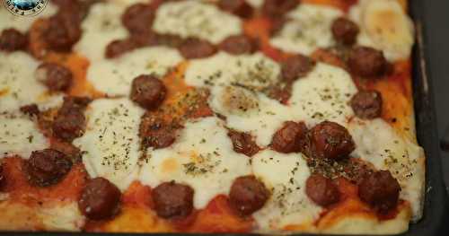 Pizza merguez