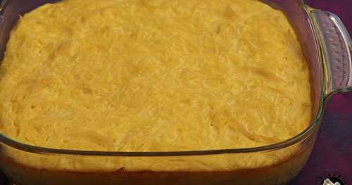 Pudding aux vermicelles et au fromage blanc