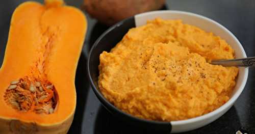 Purée butternut patates douces