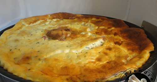 Quiche au fromage et jambon