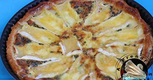 Quiche aux poireaux et brie