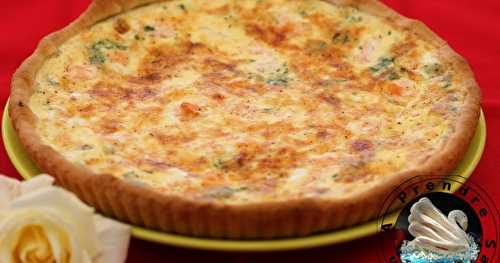 Quiche saumon épinards (pas à pas en photos)