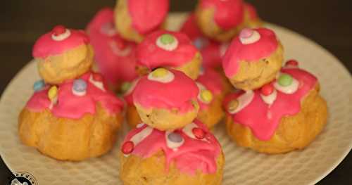 Religieuses au chocolat et aux framboises