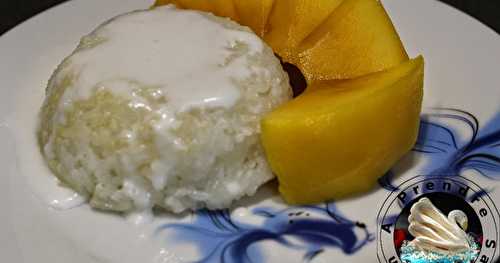 Riz gluant à la mangue (pas à pas en photos)
