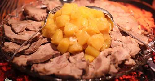 Rôti de porc à l'ananas